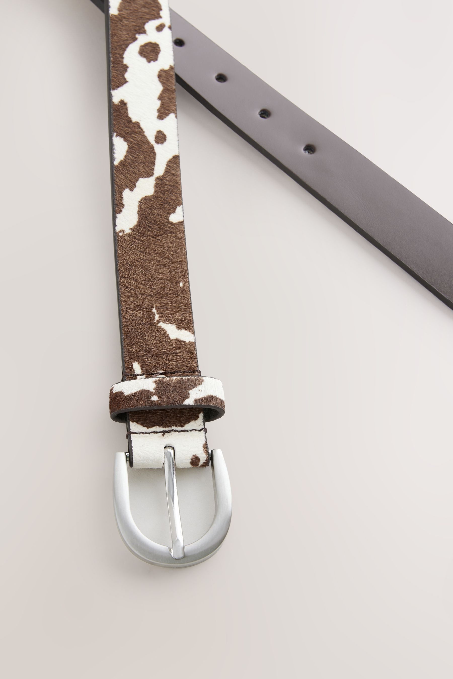 Next Ledergürtel Ledergürtel mit behaartem Leder günstig online kaufen