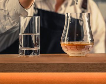 Eisch Whiskyglas HAMILTON, Made in Germany, Kristallglas, handgefertigt und manuell mit Diamantschliff veredelt, 350 ml, 2-tlg.