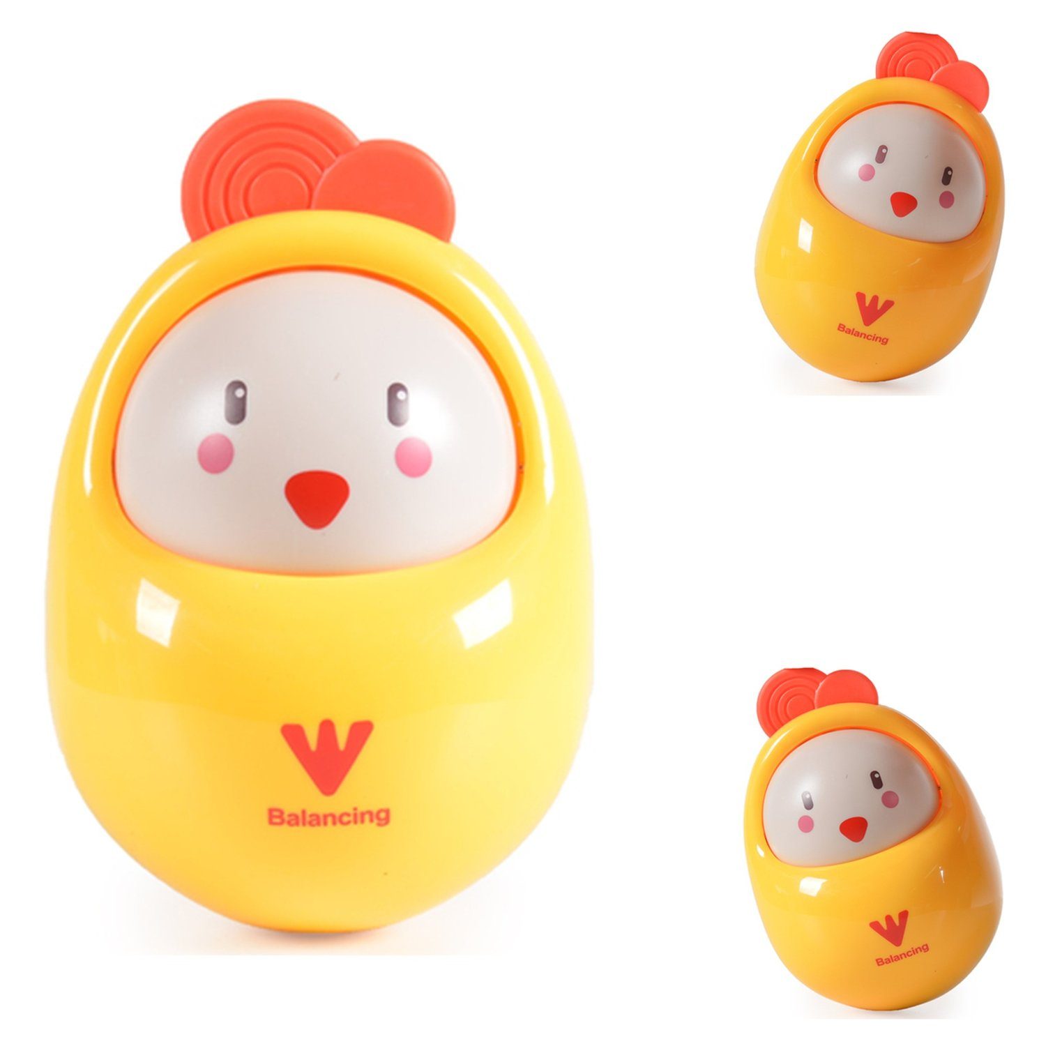 Beißring-Rassel Babyspielzeug Roly Poly Rassel