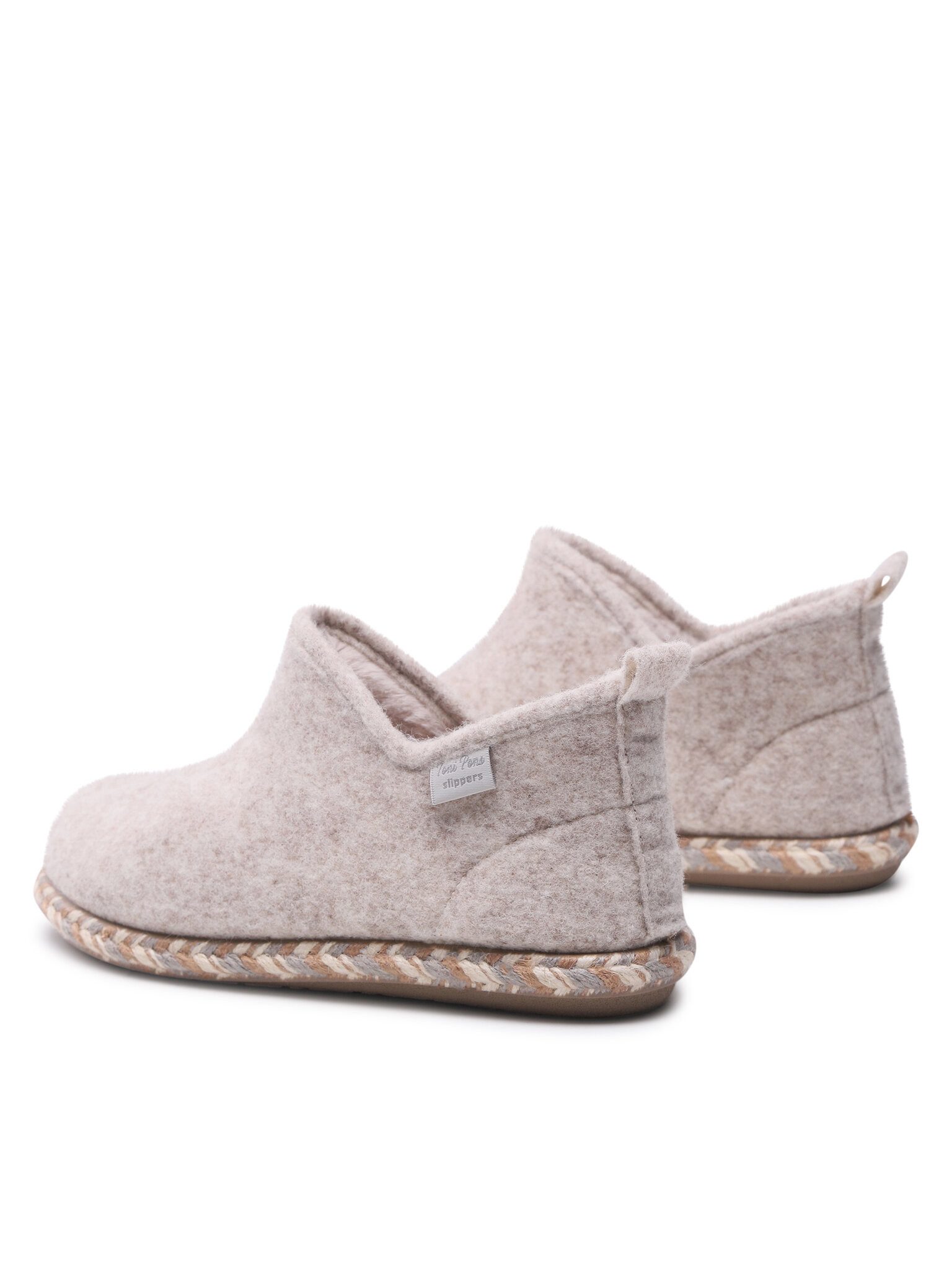 Toni Pons Hausschuhe Duna Ecru Hallenschuh