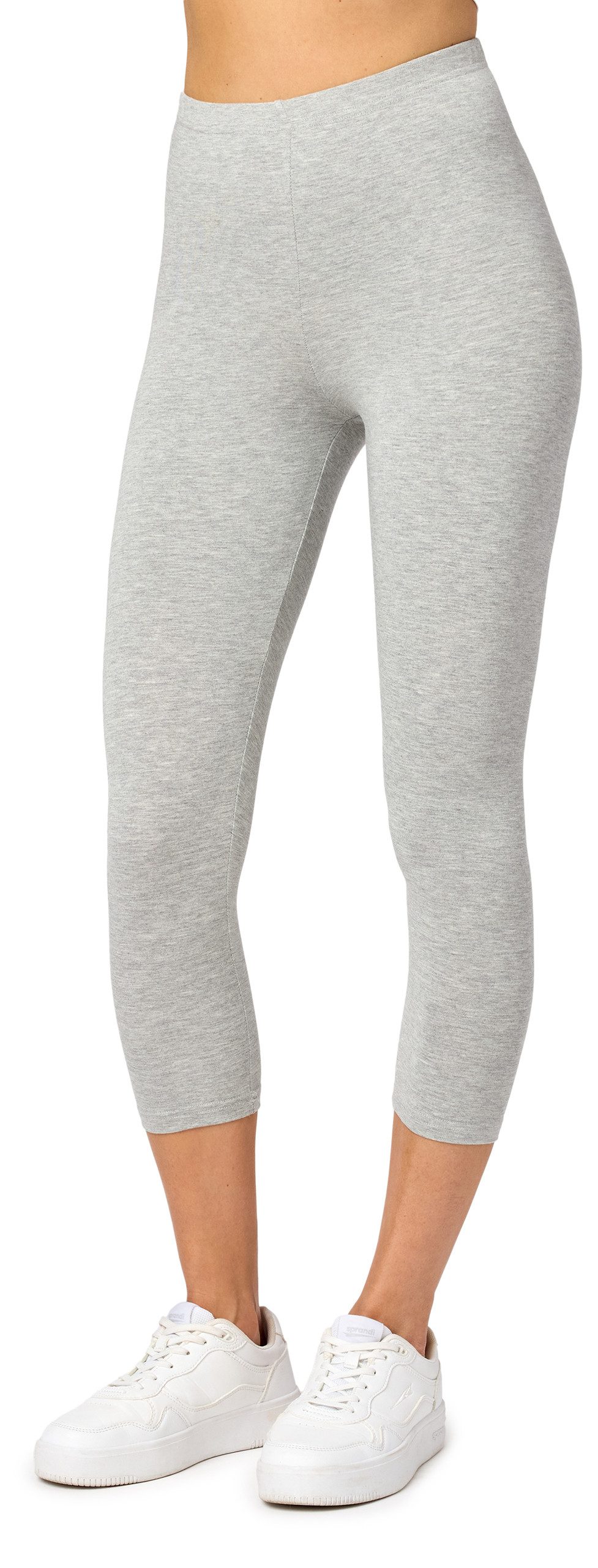 Leggings Damen Caprihose 3/4 Hose MS10-144