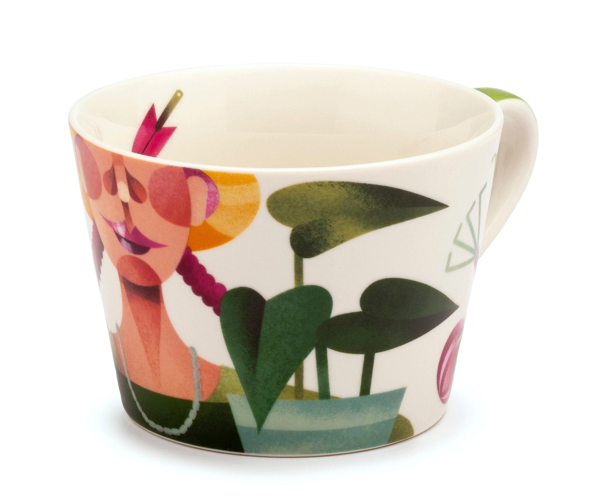 Palais Royal Tasse Palais Royal - Tasse Leidenschaft Dekor Botanik - Keramik, 460ml