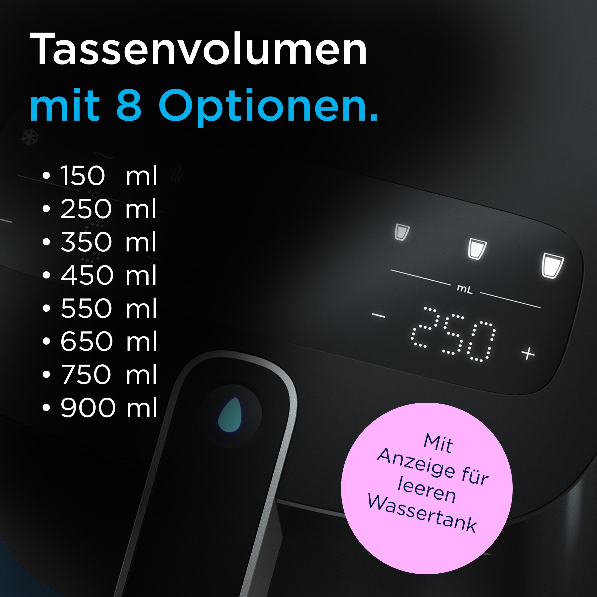BRITA Heißwasserspender YOURCE Cool Wasserspender für zuhause inkl. UV-C und MAXTRA PRO Filter, 5.3 l, inkl. Wasser-Kühler, Tassen- & Temperatureinstellung – Bild 4 von 5