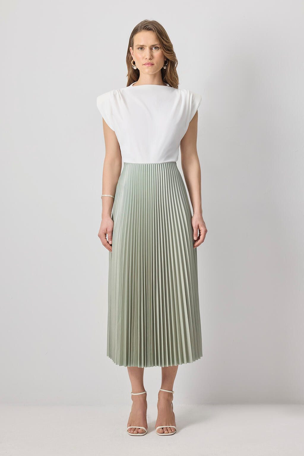 touche prive Faltenrock Elastisch Taille Maxi günstig online kaufen