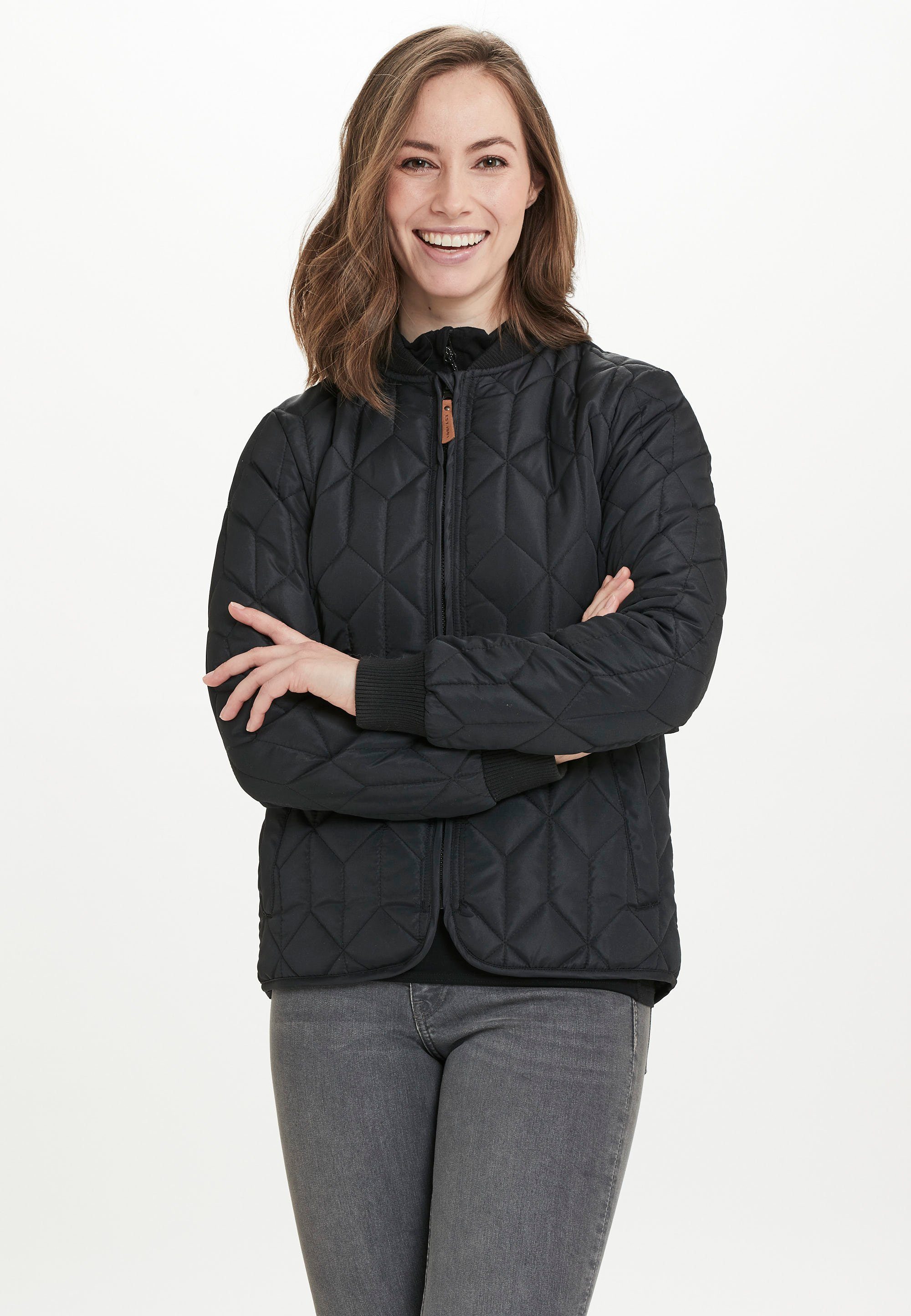 WEATHER REPORT Outdoorjacke Piper mit elastischen Bündchen schwarz | Jacken