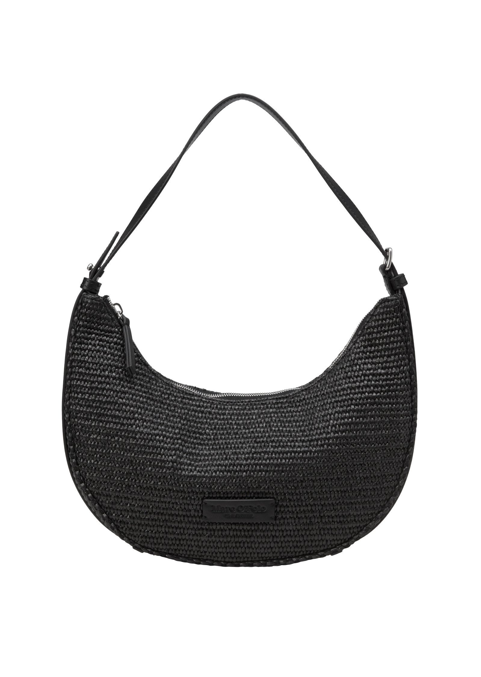 Umhängetasche in Raffia-Bast-Optik