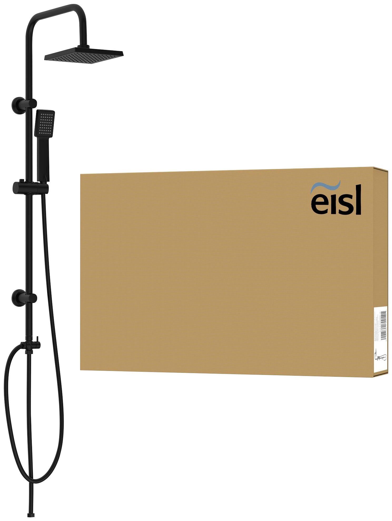 Eisl Brausegarnitur EASY cm, 2 ENERGY, / 97 Edelstahl / Höhenverstellbar Antikalk-Noppen Höhe Strahlart(en), 1 tlg