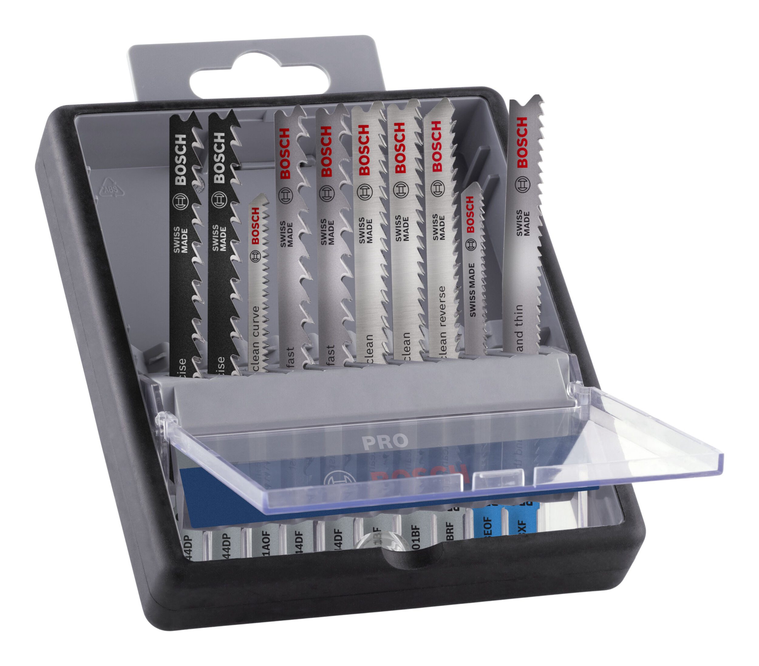 BOSCH Stichsägeblatt Pro Wood and Metal (10 Teile), Wood and Metal Set, 100 mm, 10-teilig