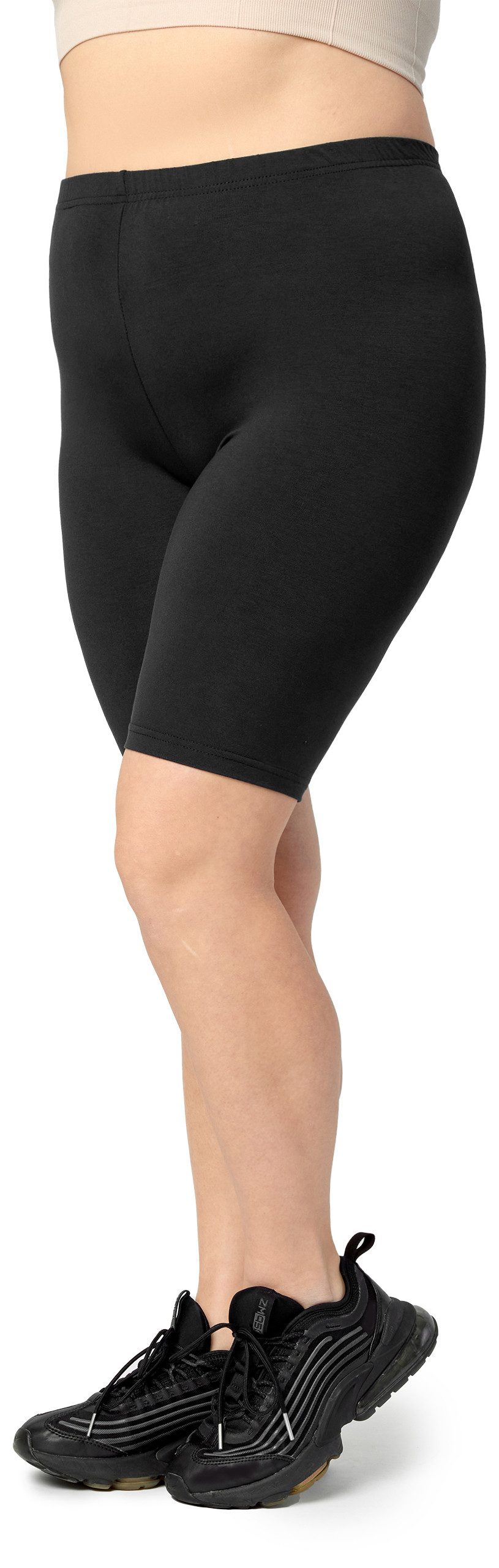 Leggings Große Größen Damen kurze Tight aus Viskose MS10-450