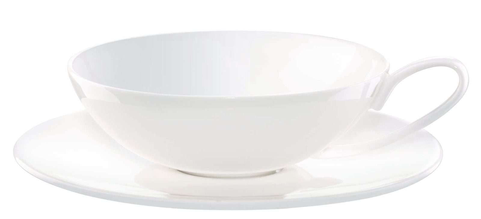 ASA SELECTION Tasse à table Teetasse mit Untertasse 0,17 l, Fine Bone China, Geschirr