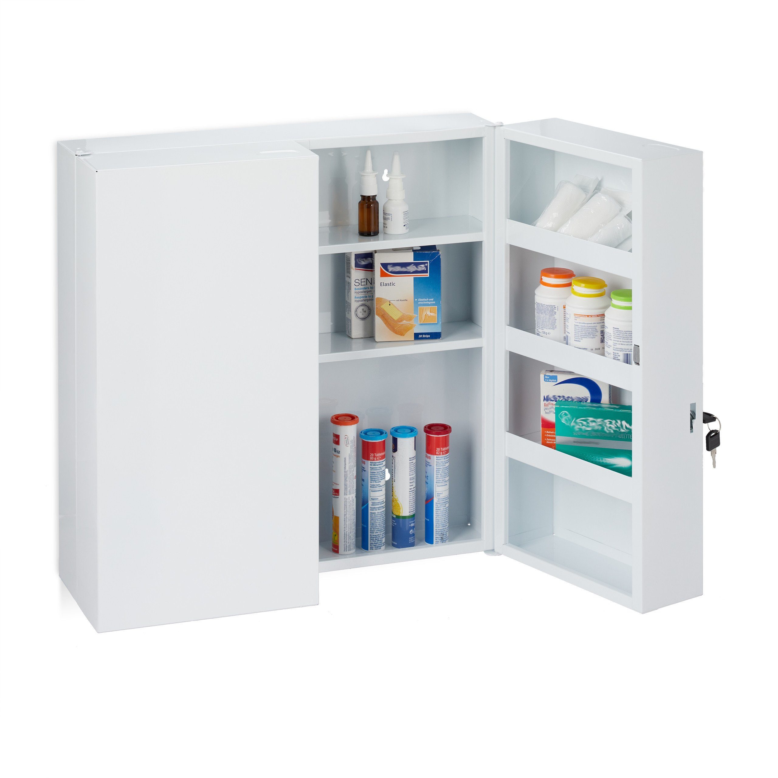 relaxdays Medizinschrank XXL 2 türig günstig online kaufen