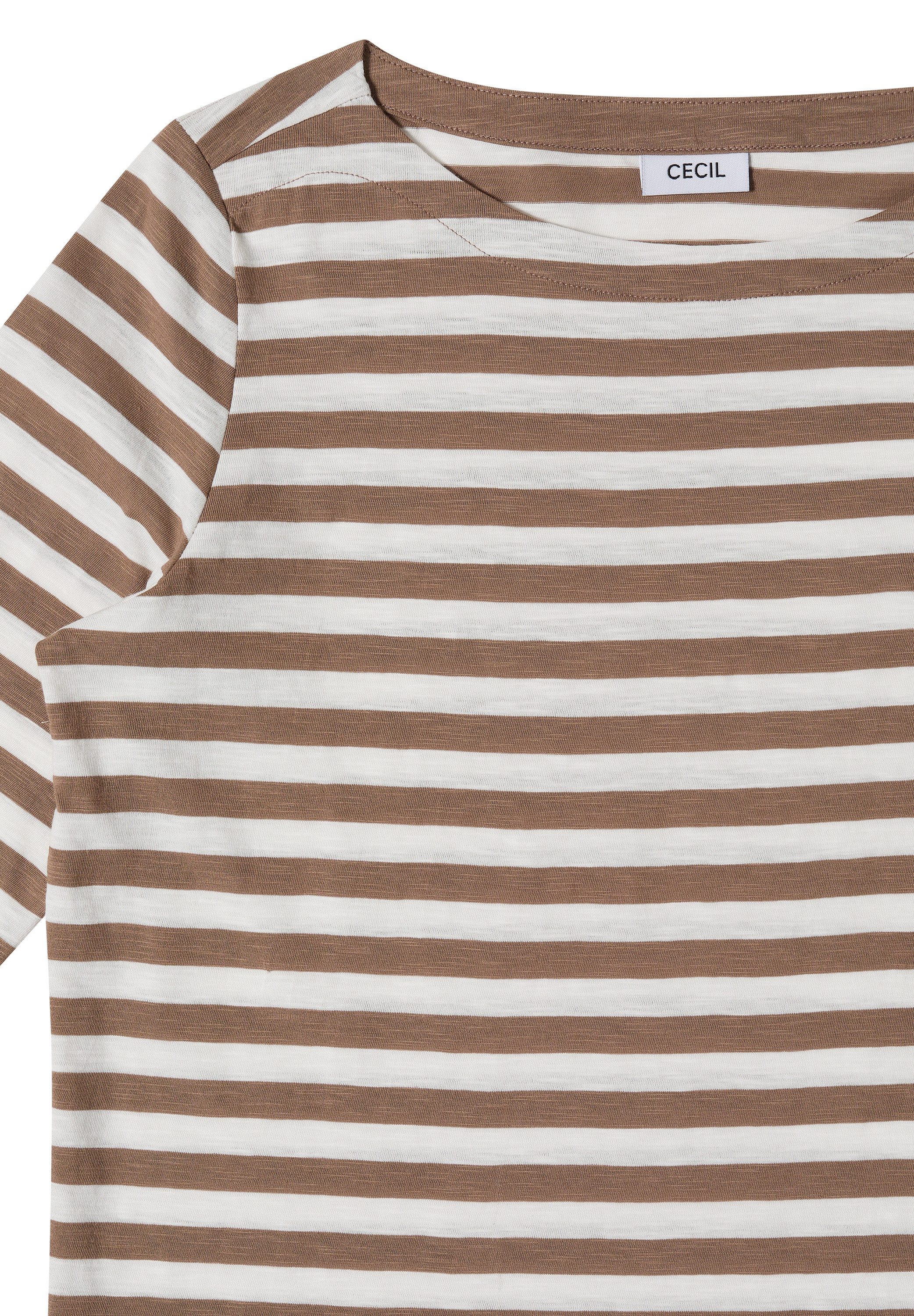 CECIL 3/4-Arm-Shirt aus reiner Baumwolle – Bild 5 von 5