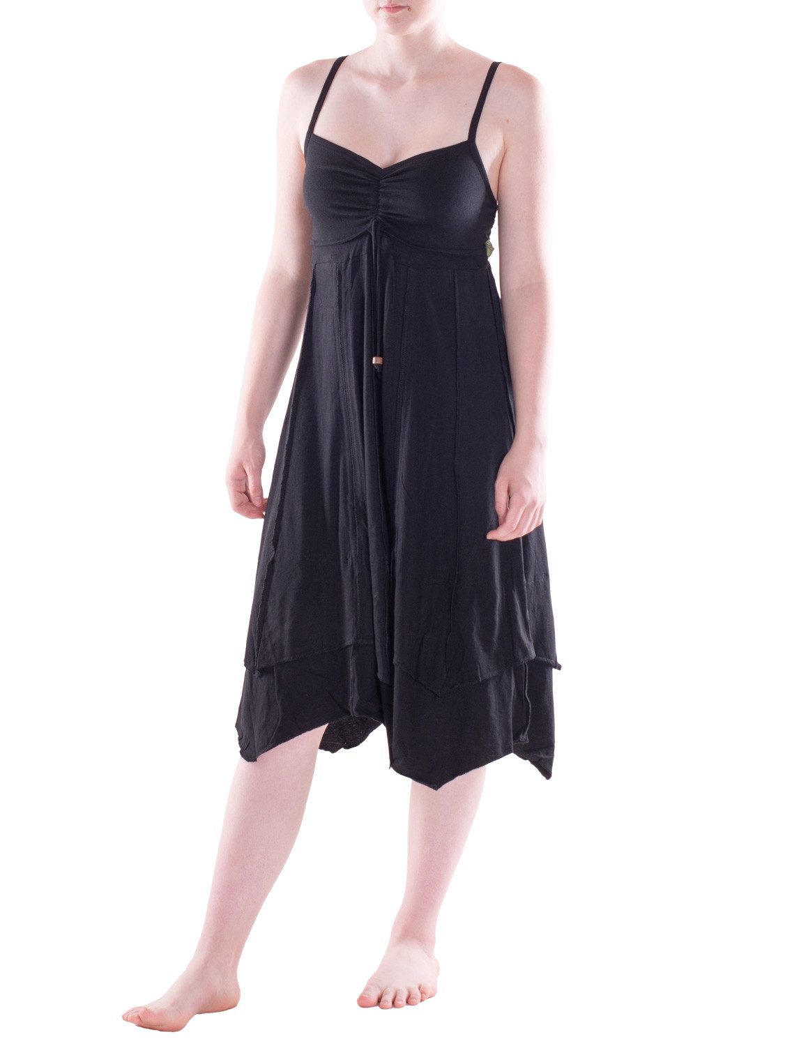 Vishes Midikleid Damen Wadenlang Kleid Baumwolle Fantasie A-Linie Rückenfrei Alternative Bekleidung, Ethno, Hippie, Retro Style