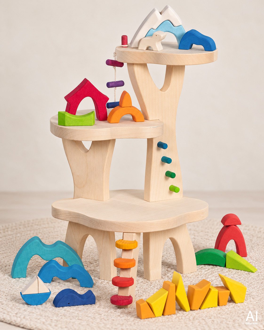 goki Spielwelt evolution Spielhaus „Wandelwelten“ – Märchenland-Bundle
