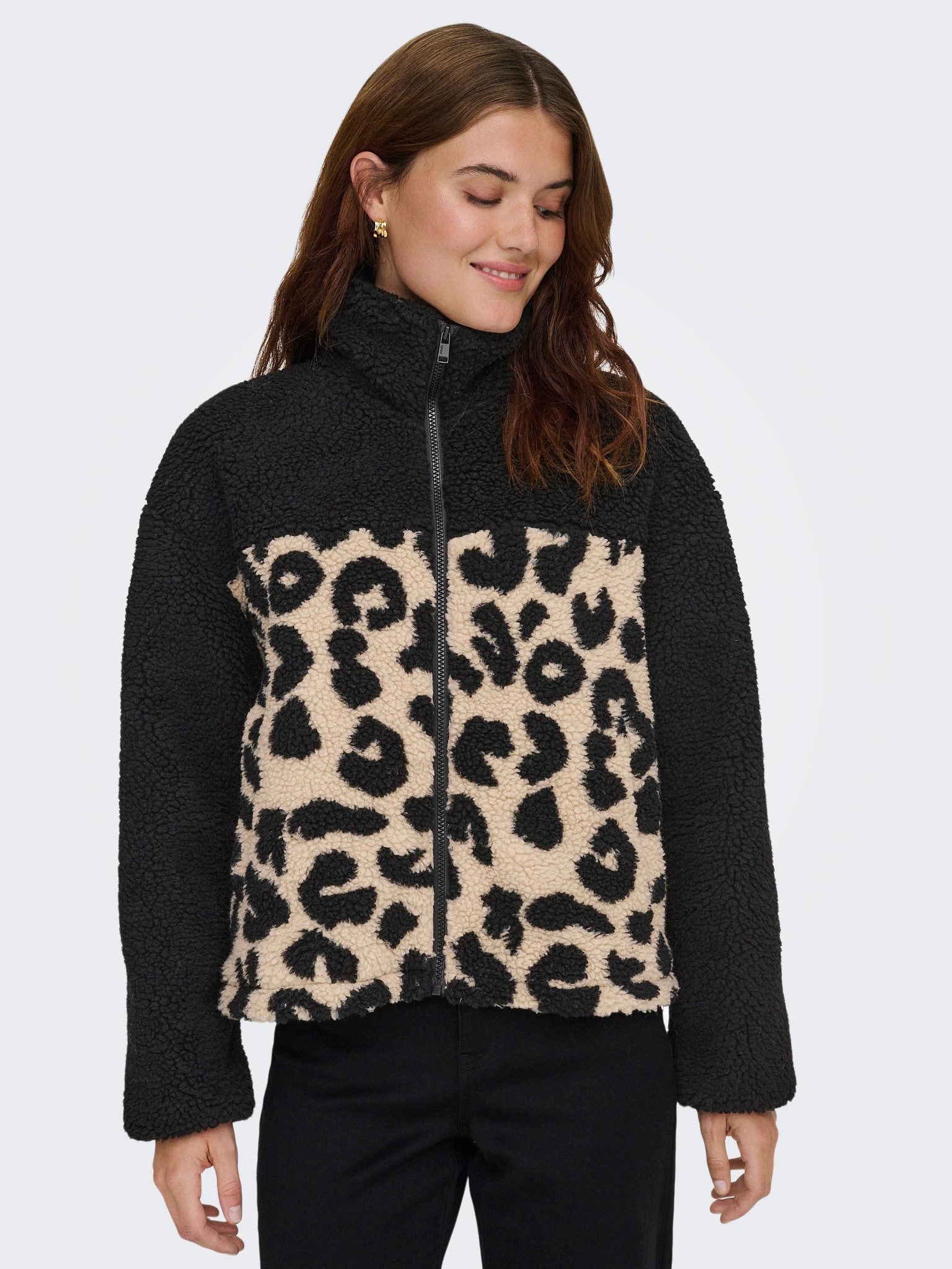 ONLY Plüschjacke ONLELAINE TEDDY LEO JACKET günstig online kaufen