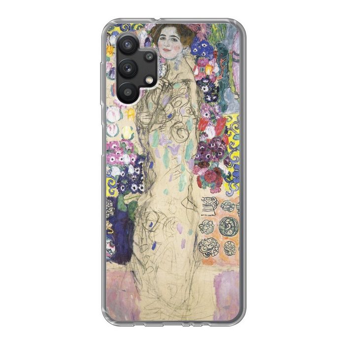 MuchoWow Handyhülle Bildnis der Ria Munk III - Gustav Klimt Handyhülle Samsung Galaxy A32 5G Smartphone-Bumper Print Handy