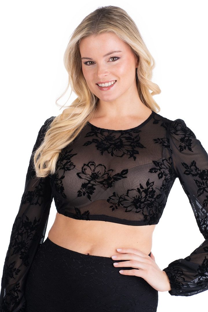 MarJo Dirndlbluse Dirndlbluse - NEUFELDEN - schwarz