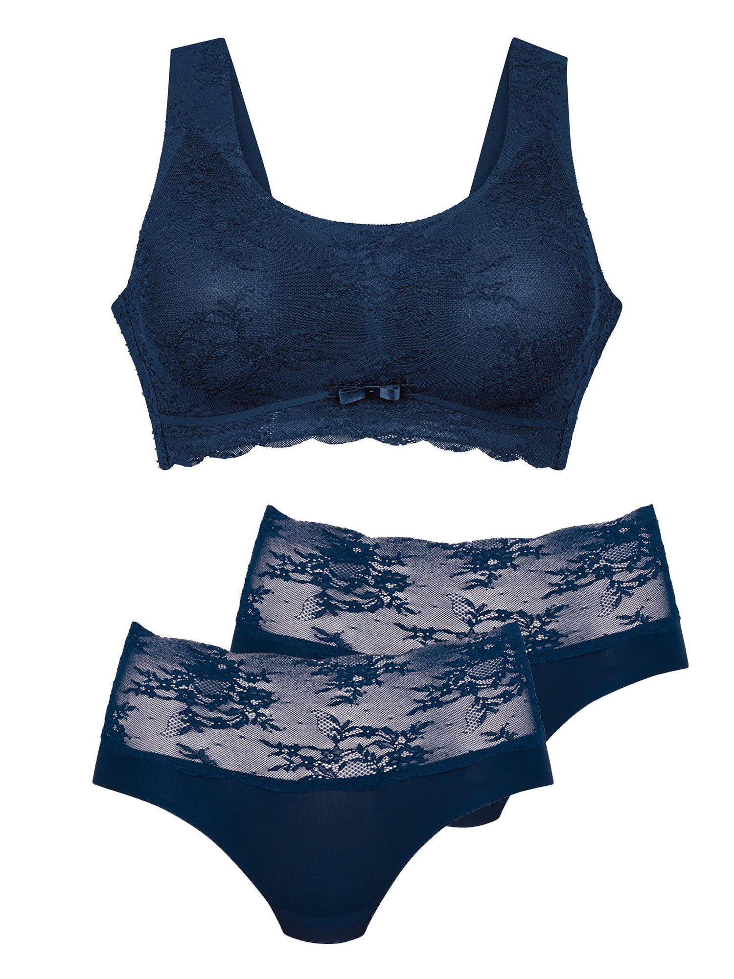 Anita since 1886 Set: Bralette-BH 3er Pack Bralette & Seamless High Waist Essential (Spar-Set, 3-tlg)