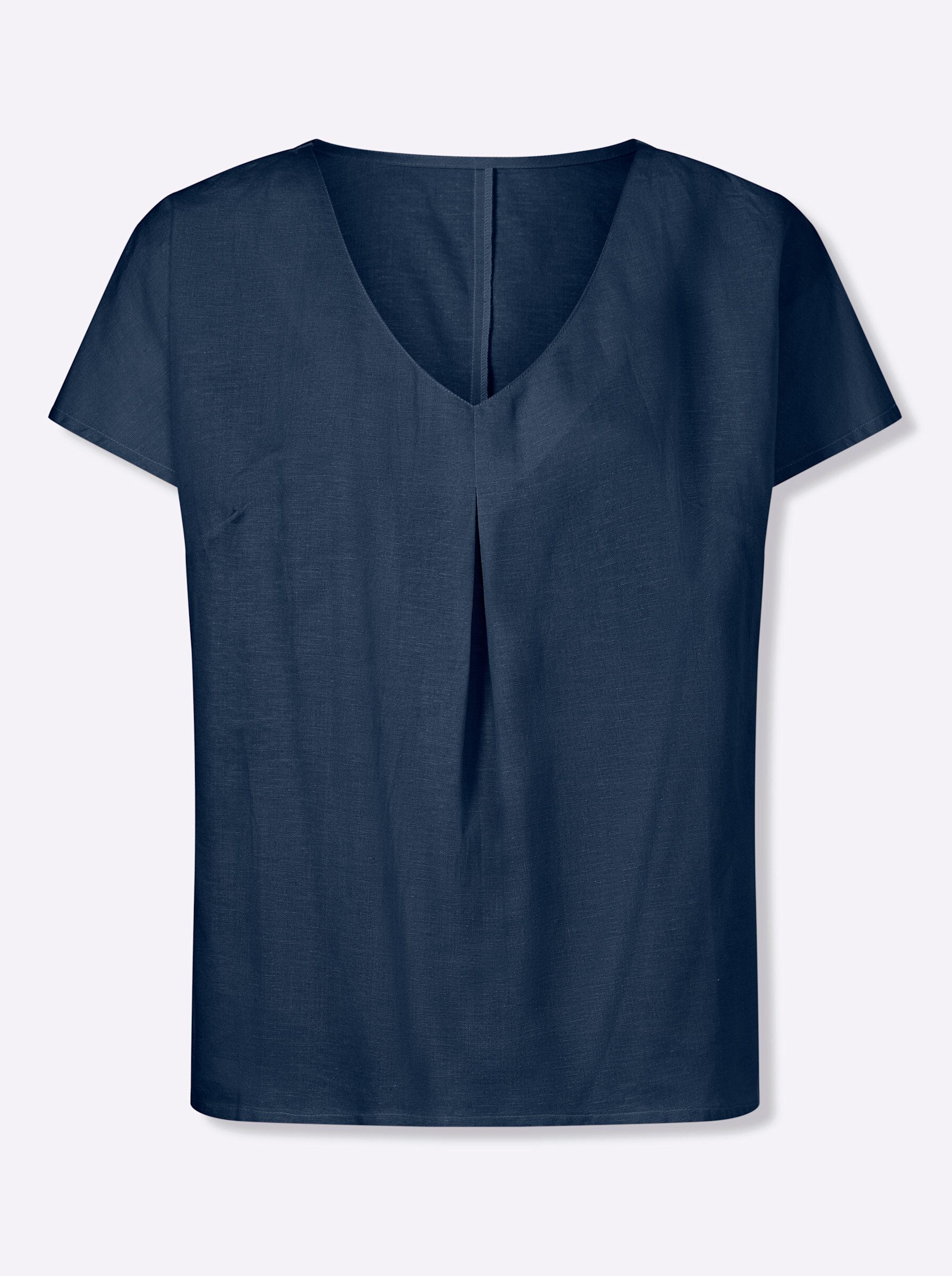 Sieh an! Klassische Bluse Schlupfbluse Kurzarm