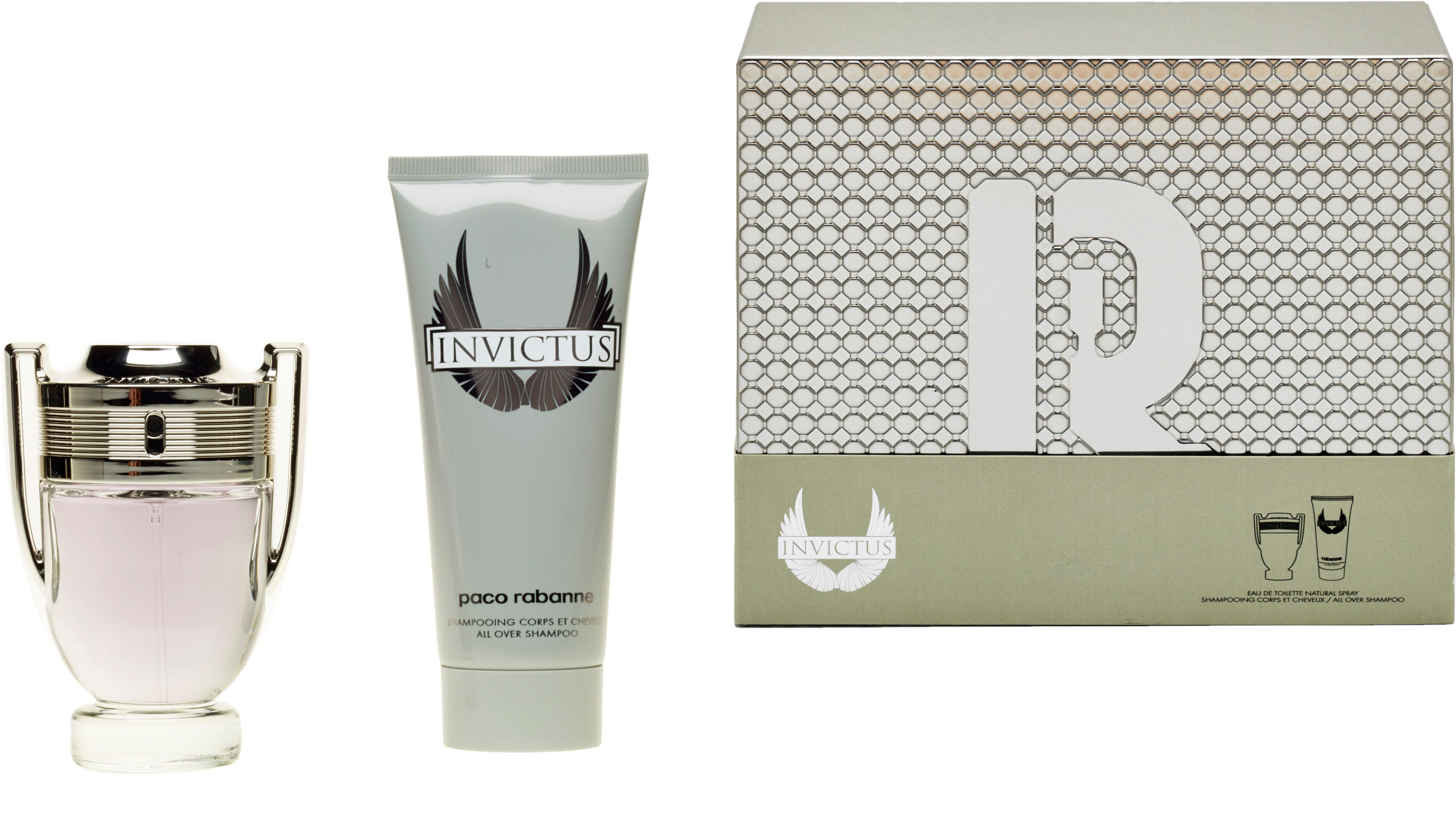 Eau de Toilette Rabanne Invictus Herren Set
