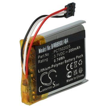vhbw kompatibel mit DJI Mic Receiver, MIC RX, MIC TX, MIC Transmitter Akku Li-Polymer 200 mAh (3,7 V)