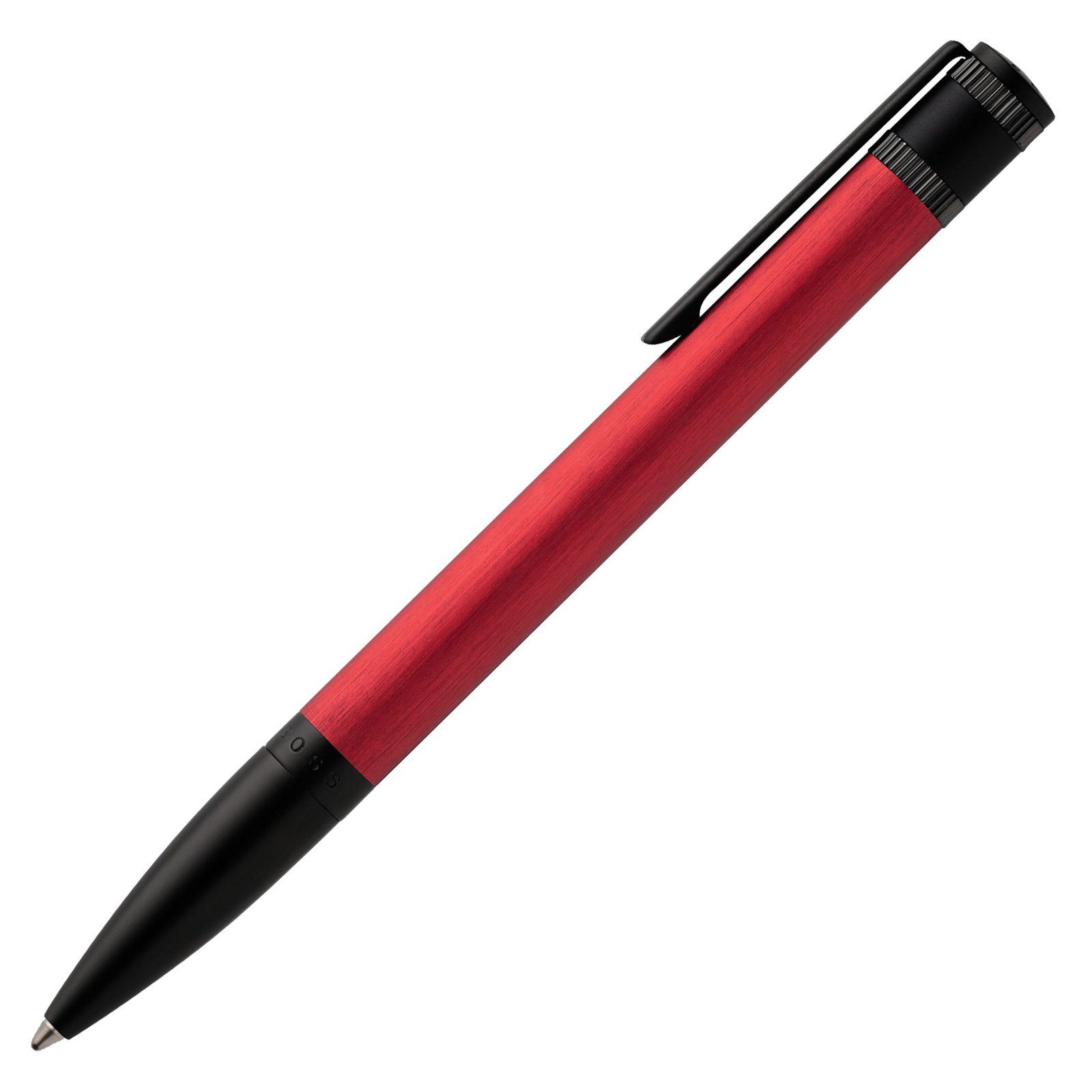 Schreibgerä, Boss Kugelschreiber Set) Explore Ballpoint Brushed Hugo Kugelschreiber BOSS (kein Pen Red