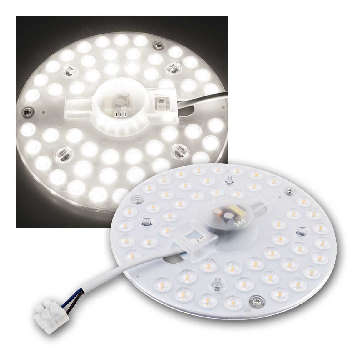 McShine LED-Leuchtmittel LED Deckenleuchten-Umrüstsatz Ø21cm 24W 2400lm nw, neutralweiß
