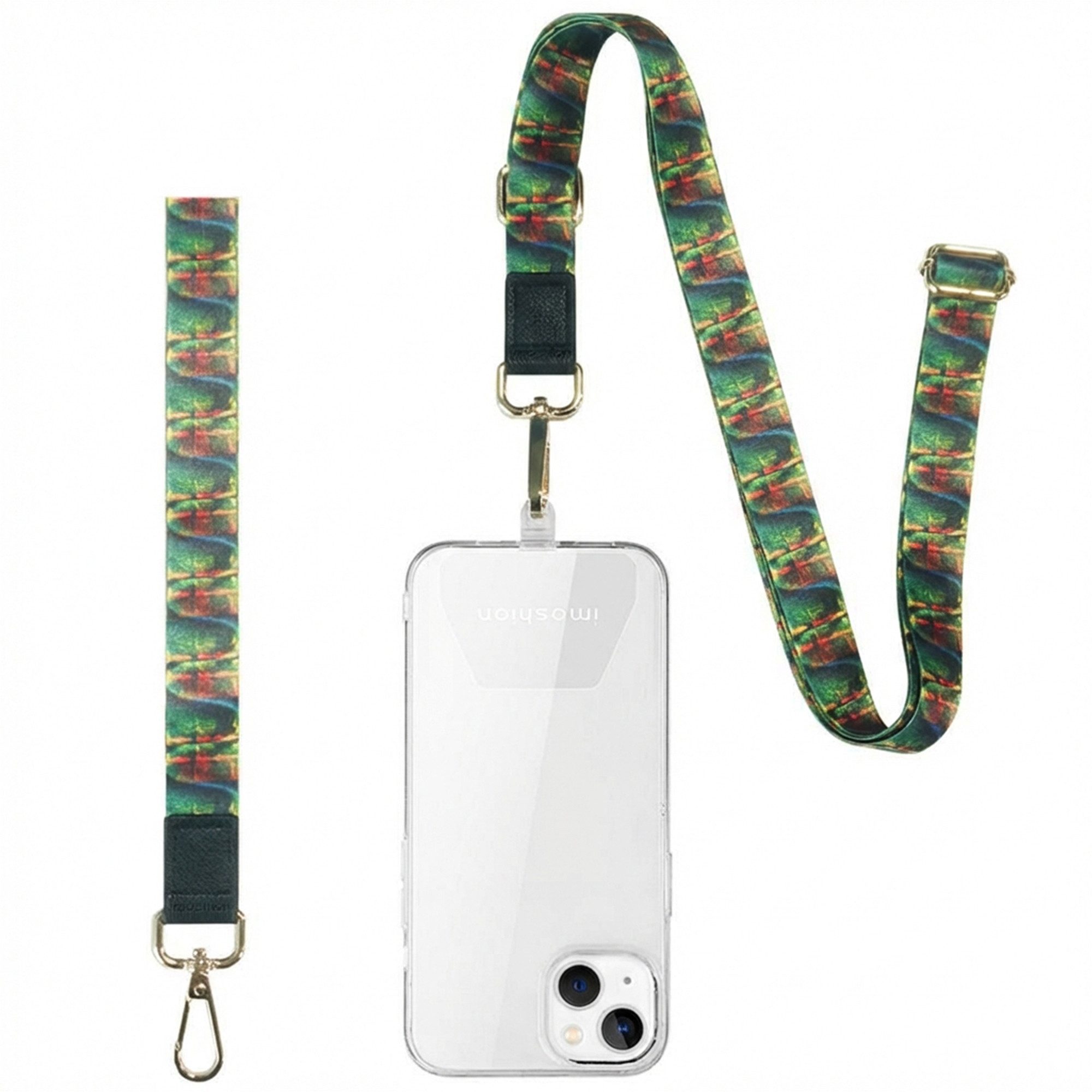imoshion Smartphone-Tragegurt imoshion Universell verstellbares Telefonband + Handschlaufe - Retro, (1-tlg)