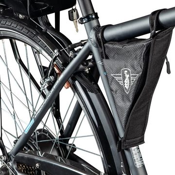 Zündapp Lenkertasche Dreiecks-Rahmentasche (1-tlg), Rahmentasche Fahrradtasche mit Klett Fahrradtasche Oberrohrtasche