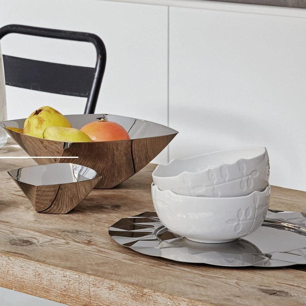 sambonet Tablett Rosenthal Platzteller Malia Edelstahl Silber (33cm)