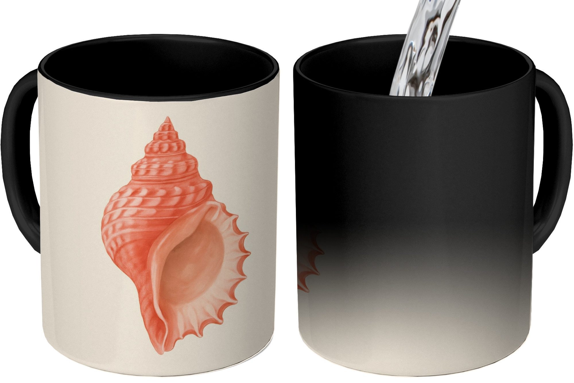 Tasse Muschel - Rosa - Textur