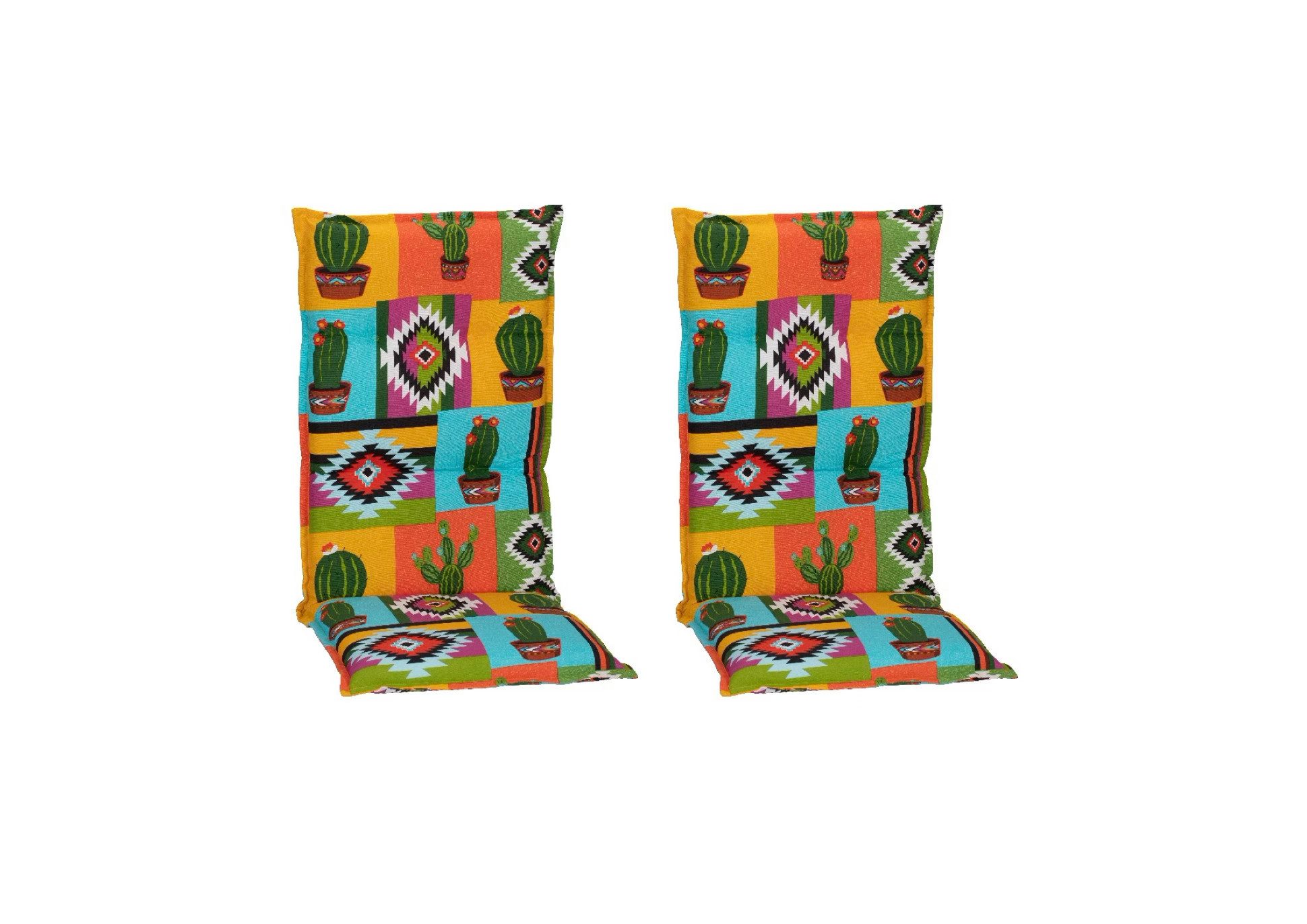 beo Polsterauflage Saumauflage Hochlehner Turin im Set, (Set), Gartenstuhlauflage, Sitzauflage, Sitzkissen Outdoor, 118x46x8 cm