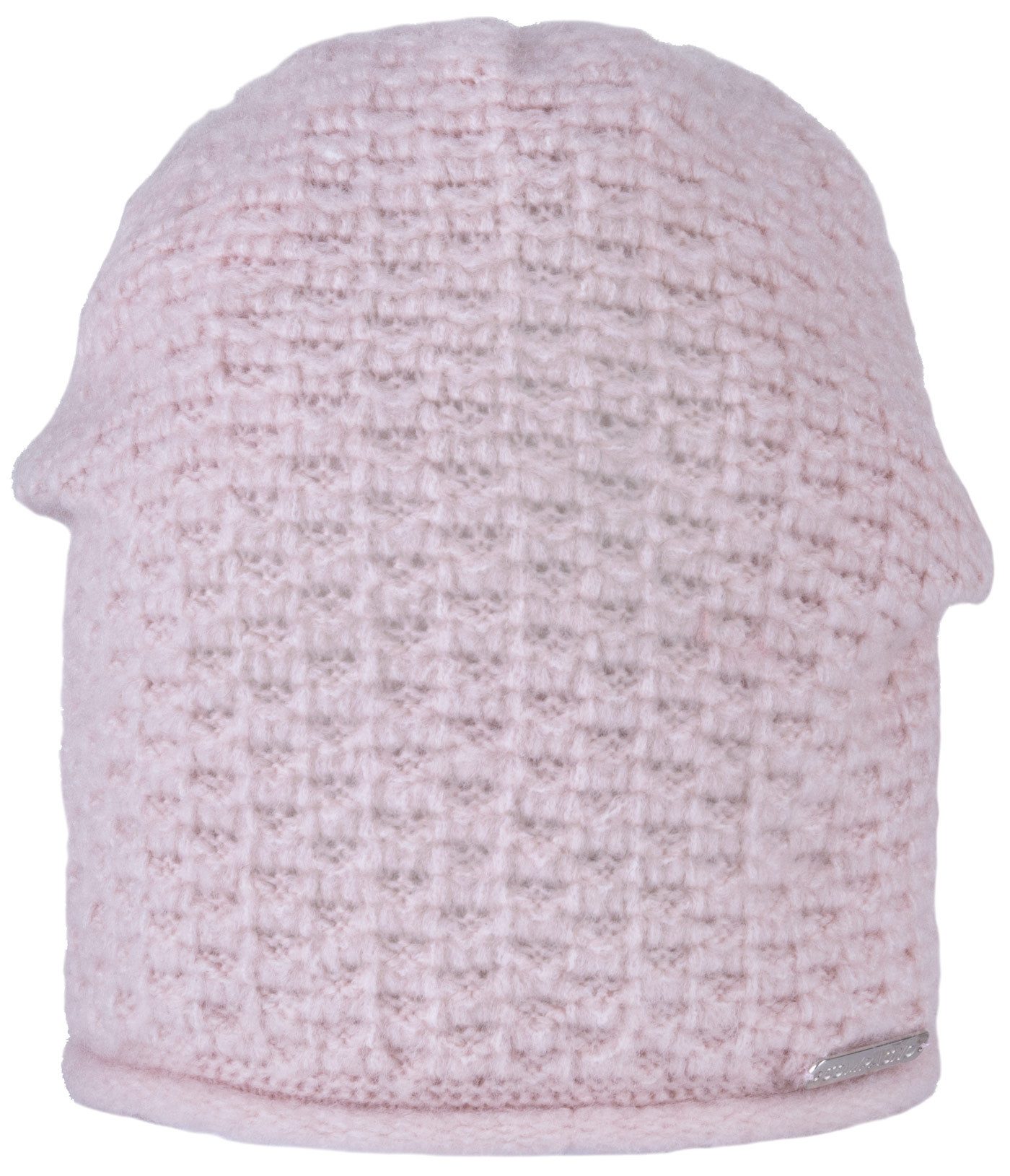 compagno Strickmütze (1-St) Grobstrick Beanie Wintermütze Strickmütze Damen gefüttert Fleece