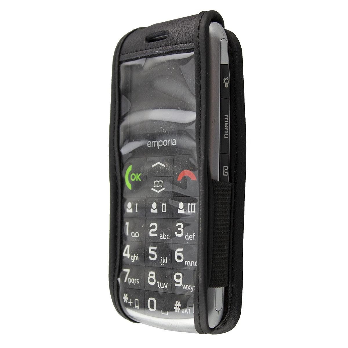 Handytasche caseroxx Handytasche mit Gürtelclip für Emporia Classic, schwarz