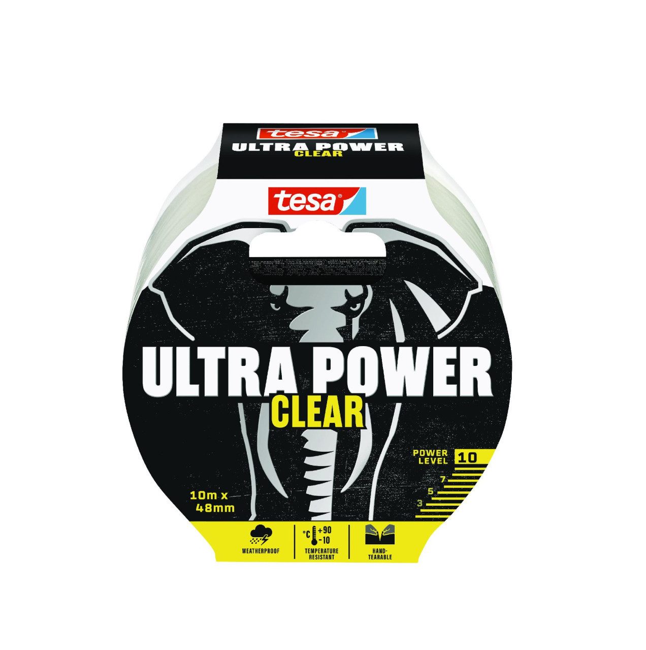 tesa Packpapier tesa Ultra Power Clear 10 m x 48 mm, transparent