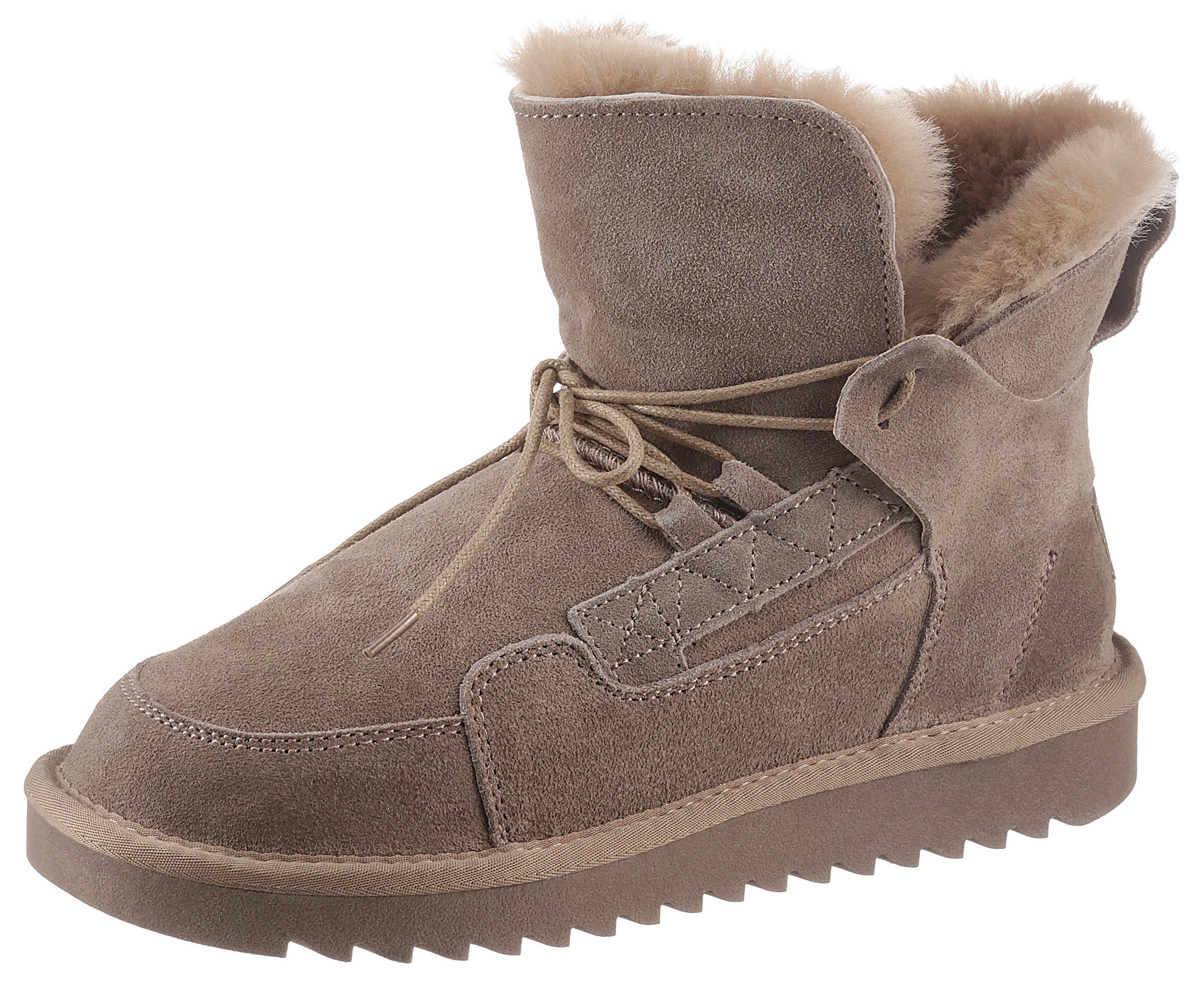 Ara ALASKA Winterboots zum Schlupfen, G-Weite taupe