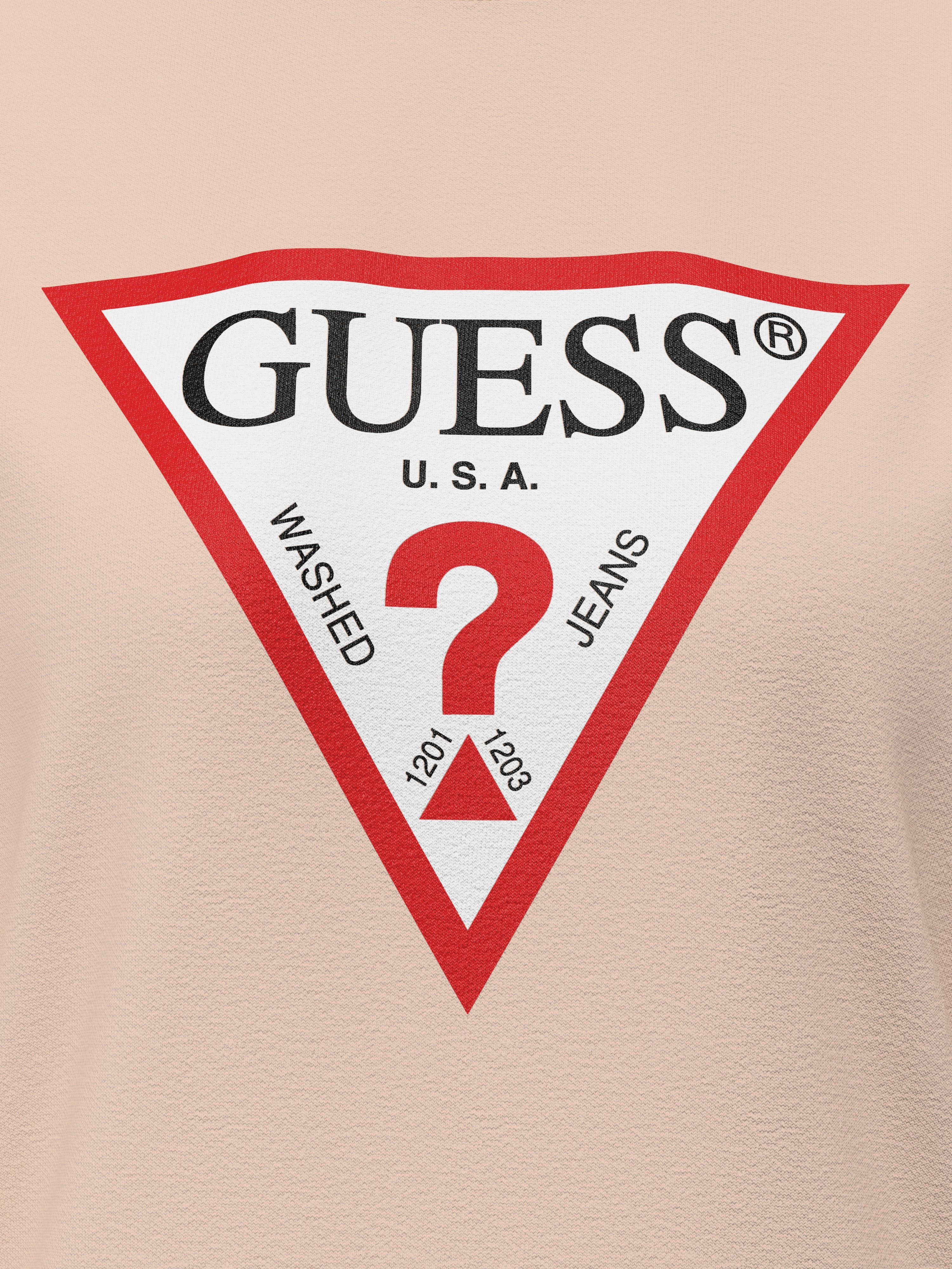 Guess Sweatshirt CN ORIGINAL FLEECE aus Baumwollmix, bedruckt – Bild 3 von 3