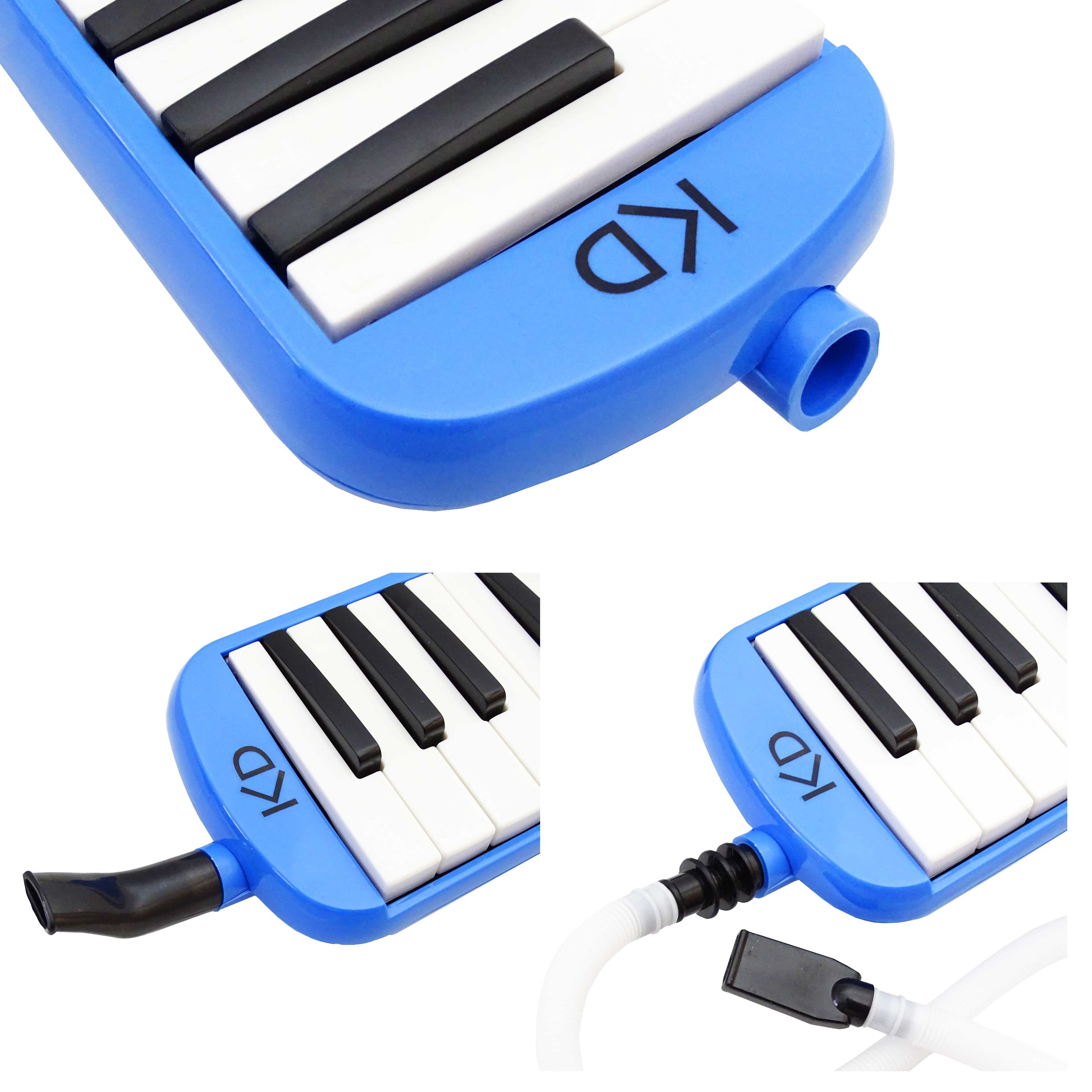 keepdrum Melodica keepdrum Melodica Blau 32 Tasten mit Tasche
