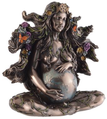 Vogler direct Gmbh Dekofigur Erdmutter Gaia - bronziert und coloriert by Veronese, Kunststein, bronziert, coloriert, Veronese, Größe: L/B/H ca. 18x9x18cm
