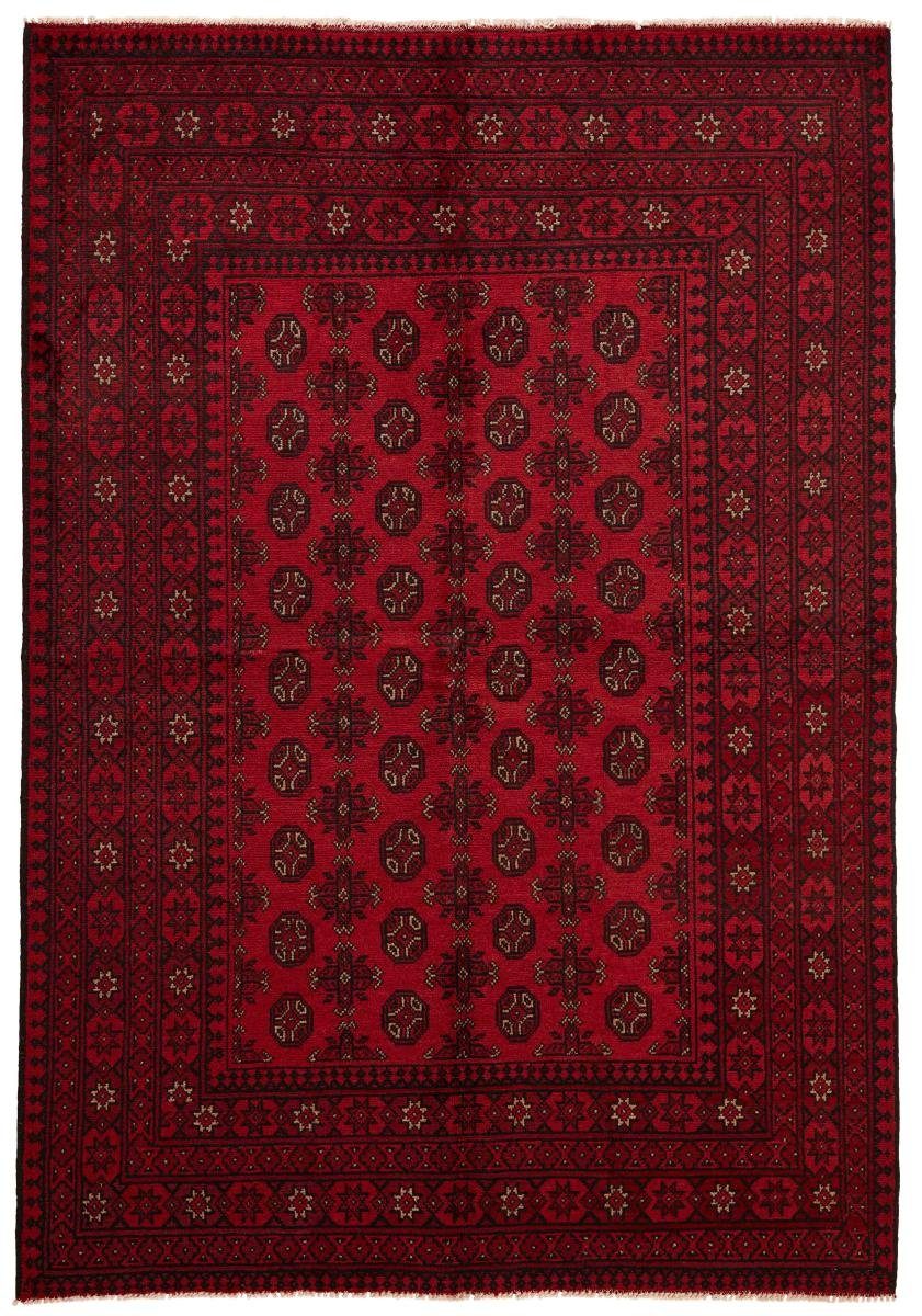 Orientteppich Afghan Akhche 164x237 Handgeknüpfter Orientteppich, Nain Trading, rechteckig, Höhe: 6 mm