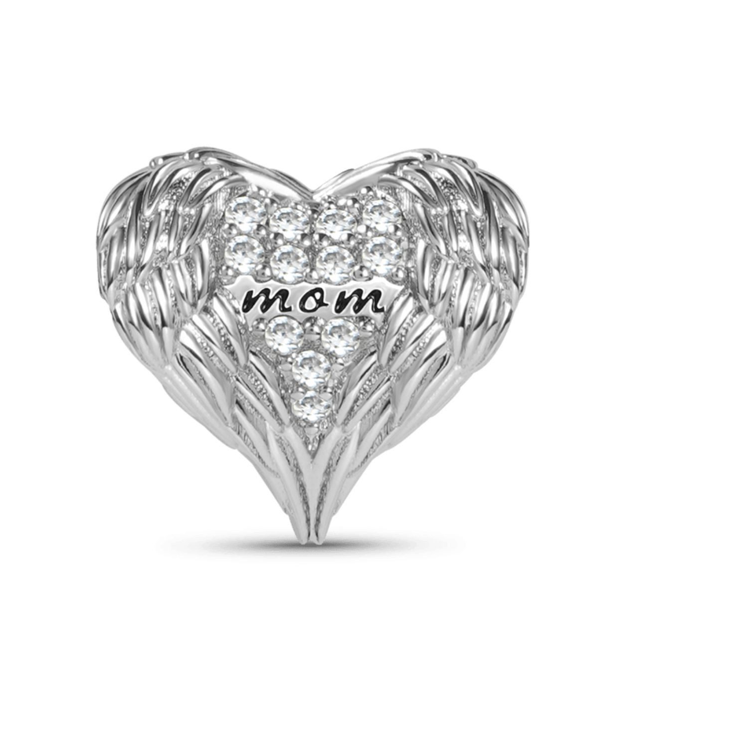 Gnoce Bead Gnoce Charm Flügel Herz FJC104 Silber