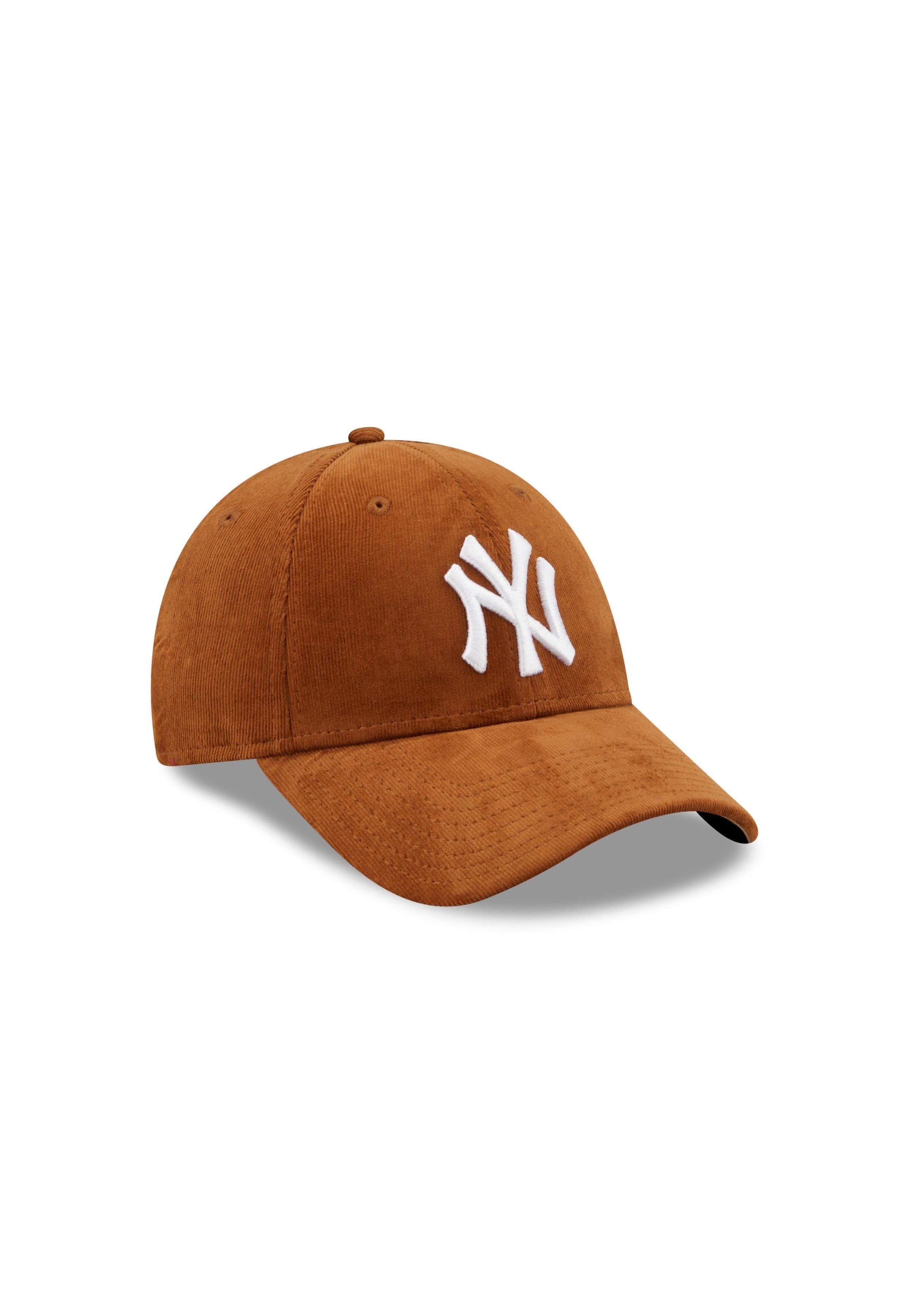 New Era Baseball Cap New York Yankees Wheat MLB Fashion Cord 9Forty Adjustable Women Cap Ne (1-St)