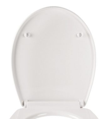 SANITOP WINGENROTH WC-Sitz, Motiv Marabia, Duroplast, Absenkautomatik, Abnehmbar, Montage von oben, Standard O-Form, 406796