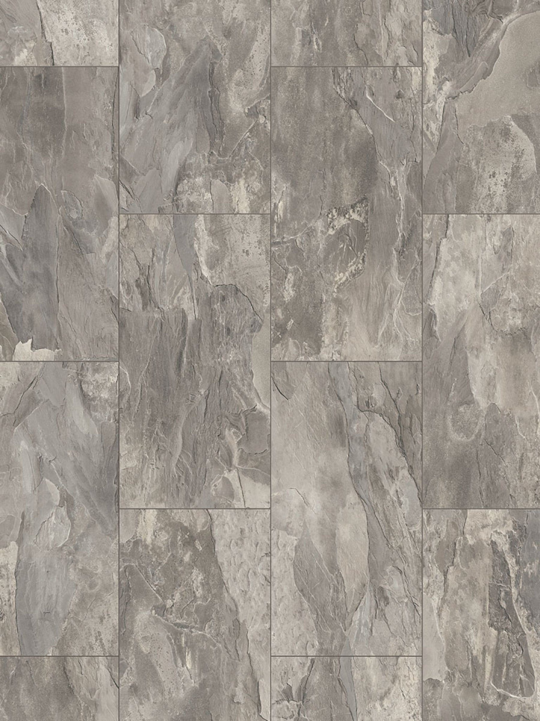 JANGAL Laminat Mountain Line Ultimate - 635x327x8mm - für 11,4m2, täuschend echte Steinoptik, Fliesenlaminat