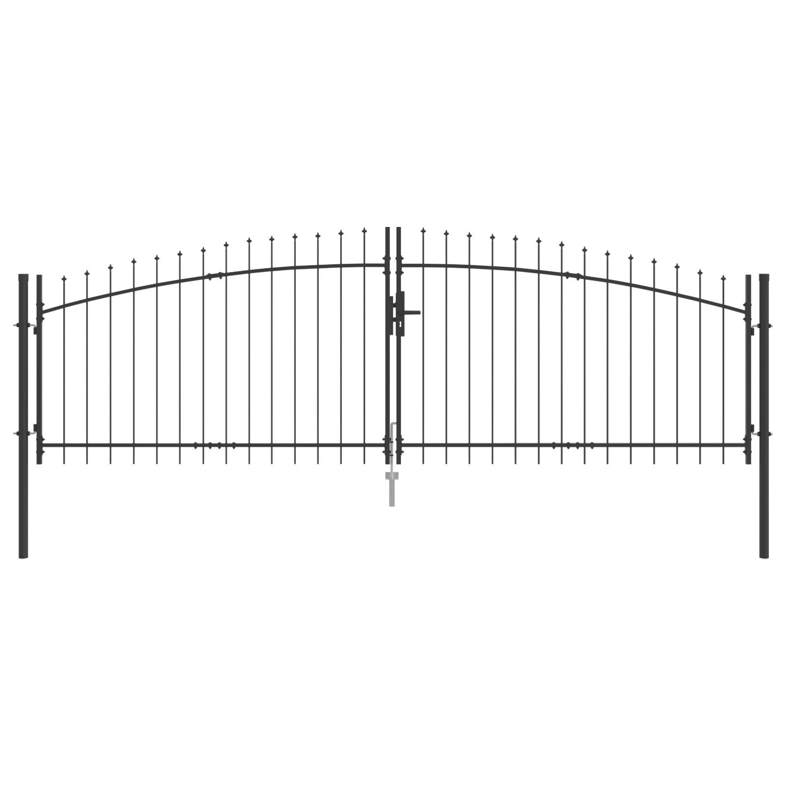 vidaXL Gartentor Gartentor mit Spear Top günstig online kaufen
