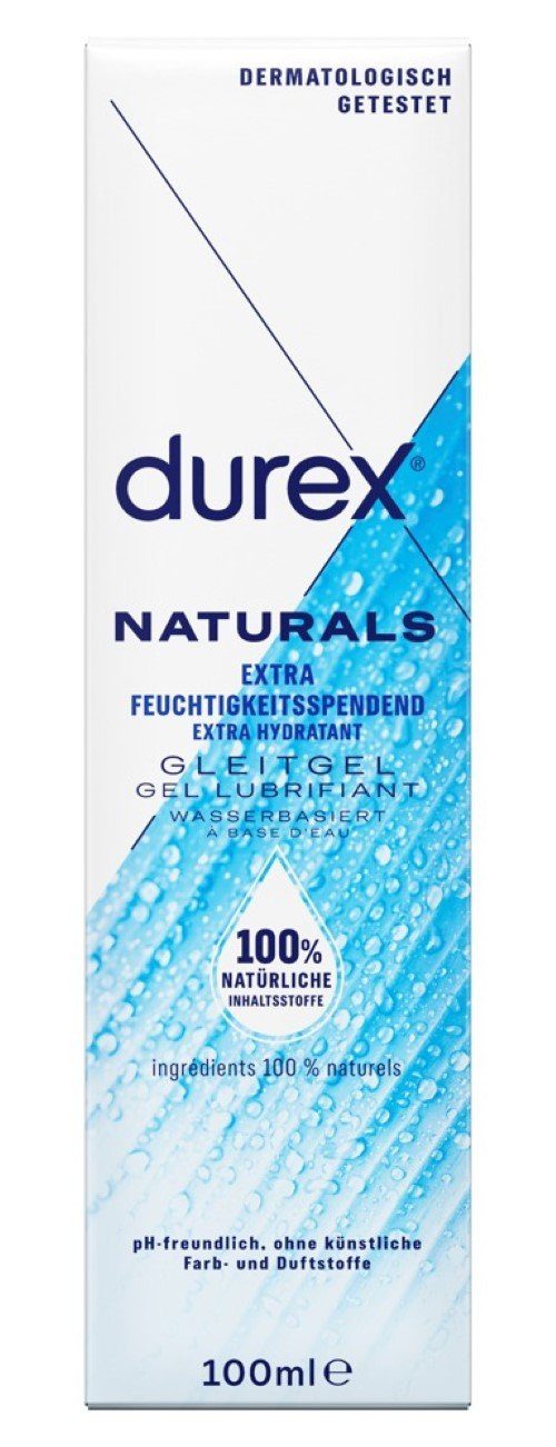 durex Gleitgel Naturals Extra Feuchtigkeitsspendend, 100% natürlichen ...