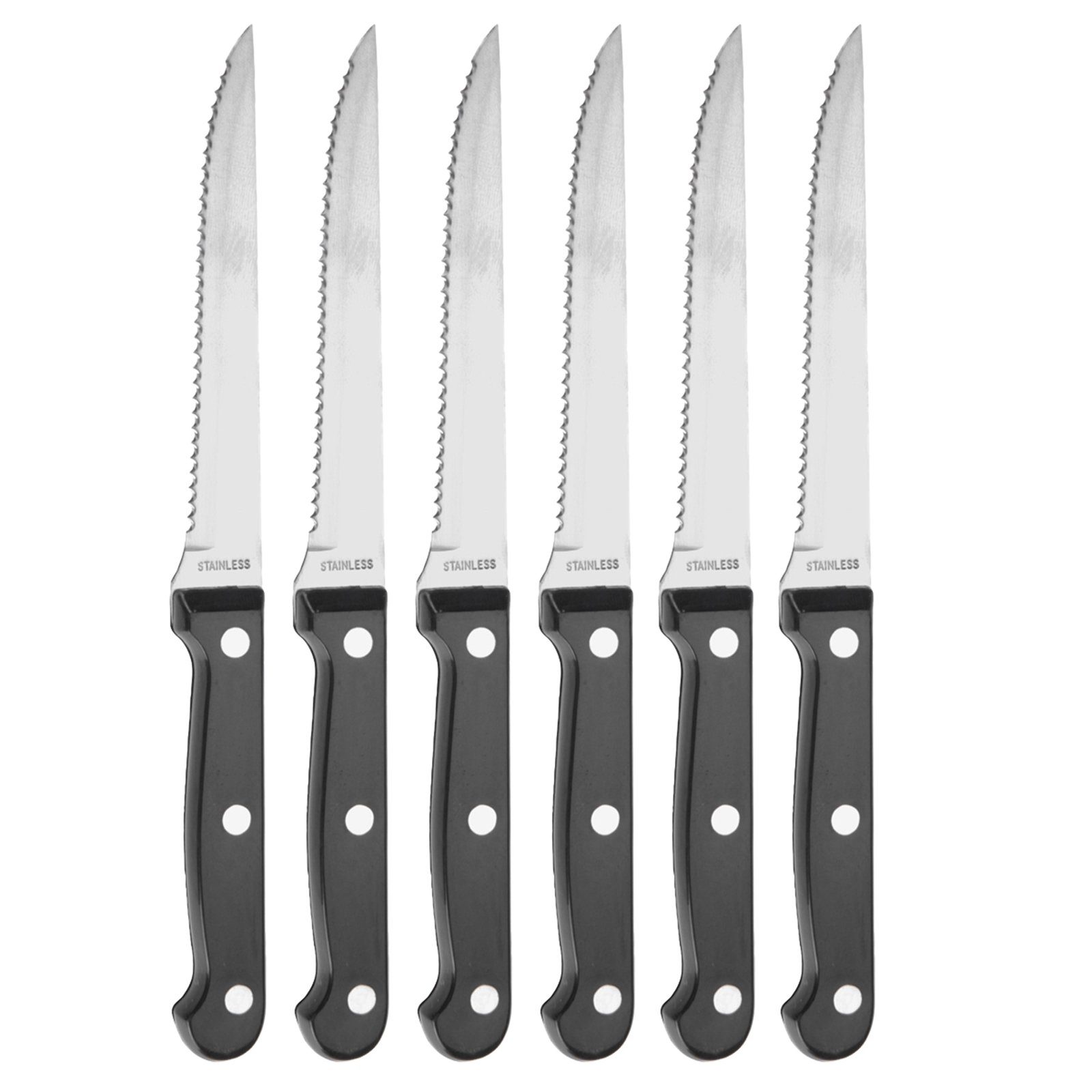 Neuetischkultur Messer-Set Steakmesser-Set Edelstahl (6-tlg)