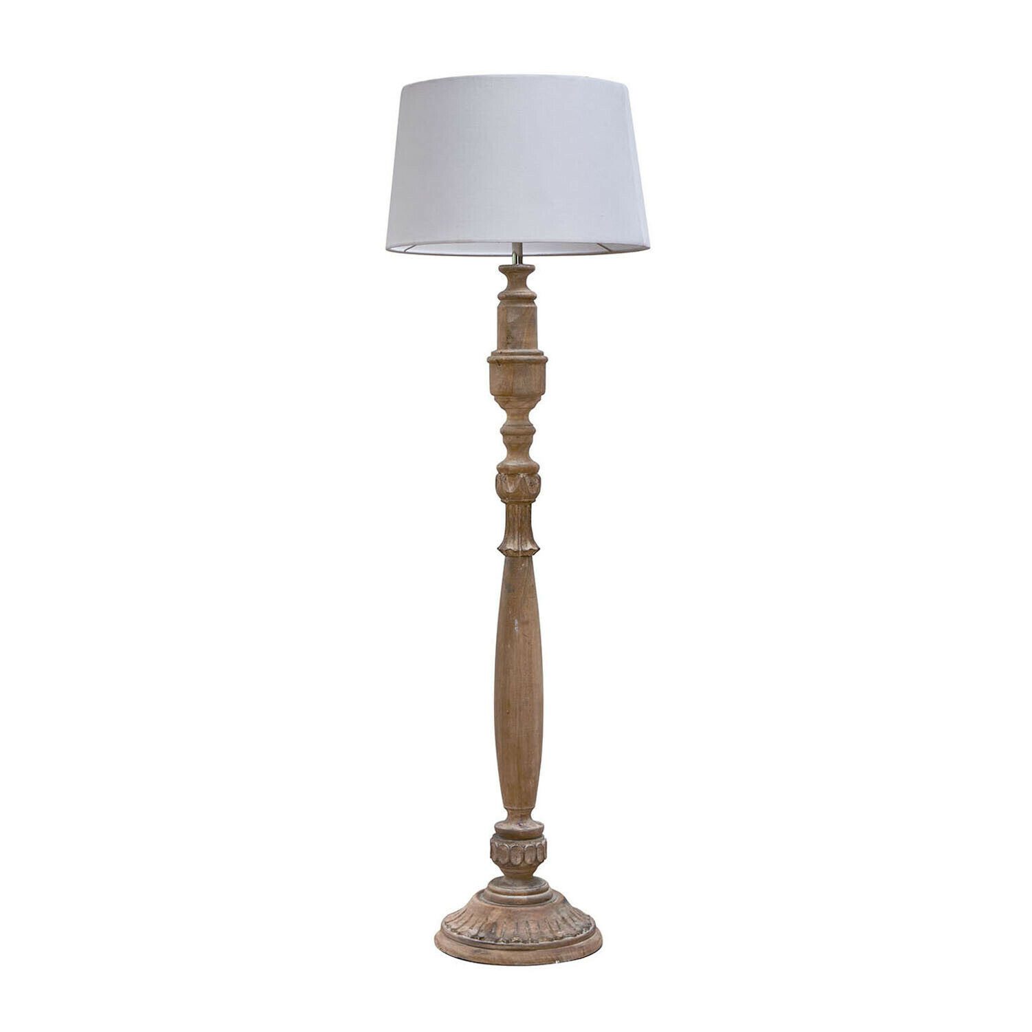 Mirabeau Stehlampe Stehlampe Wynleigh antikbraun/leinen