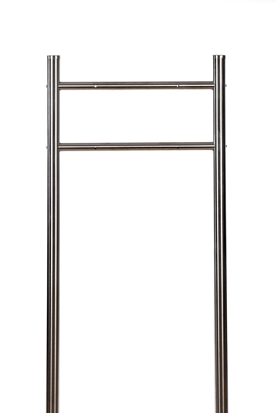 BIRENDY Briefkasten Einzel Briefkastenständer Edelstahl 120cm günstig online kaufen