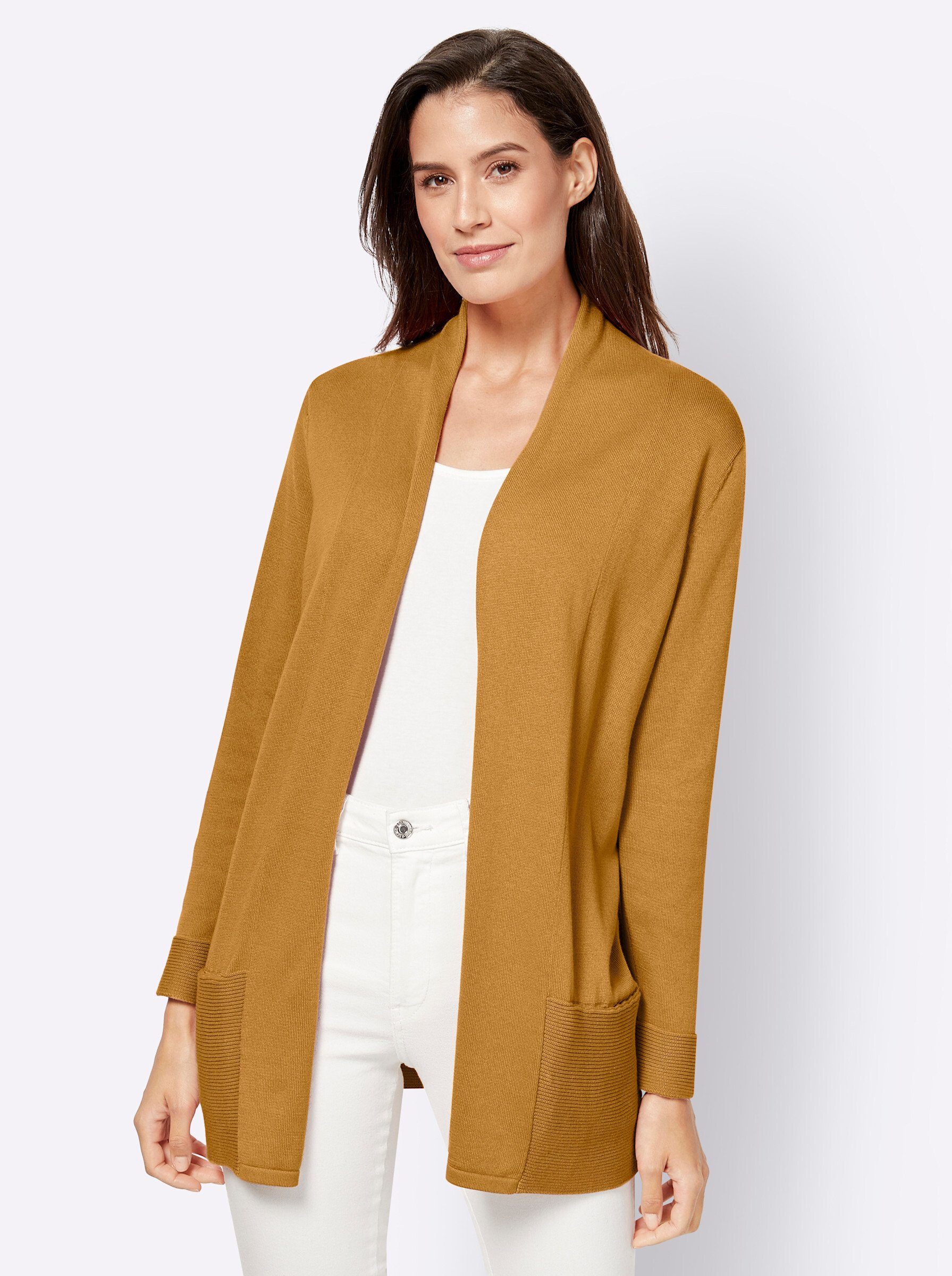 WITT WEIDEN Strickjacke curry | Cardigans